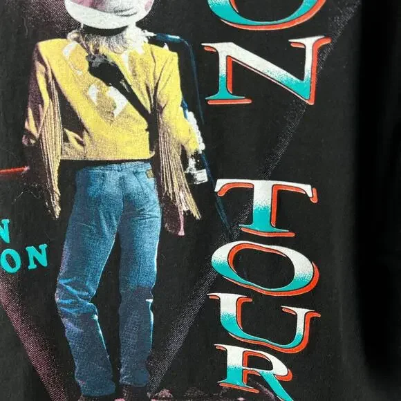 Vintage T Shirt Alan Jackson 1994 Graphic Country Tour T-Shirt Men’s Large - Picture 3 of 8